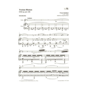 Schubert, Franz - Trockne Blumen, D 802 - Theme and Variations - for Violin and Piano - Universal Edition