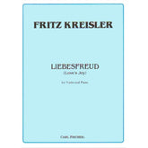 Kreisler, Fritz - Liebesfreud - Violin and Piano - Carl Fischer Edition