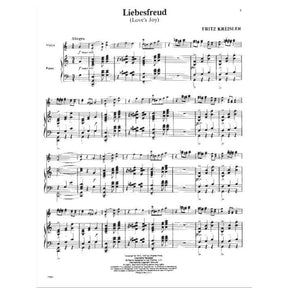 Kreisler, Fritz - Liebesfreud - Violin and Piano - Carl Fischer Edition