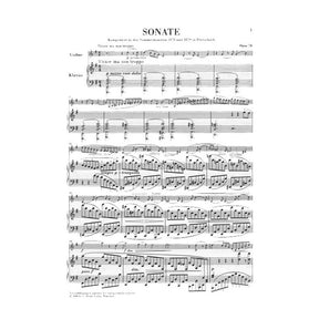 Brahms, Johannes - Sonata in G Major for Violin and Piano, Op 78 - edited by Hans Otto Hiekel - G Henle Verlag URTEXT Edition