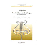 Kreisler, Fritz - Praeludium and Allegro - Violin and Piano - Carl Fischer Edition