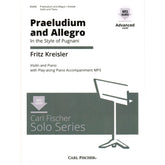 Kreisler, Fritz - Praeludium and Allegro - Violin and Piano - Book/Online Audio - Carl Fischer Edition