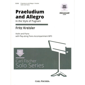 Kreisler, Fritz - Praeludium and Allegro - Violin and Piano - Book/Online Audio - Carl Fischer Edition