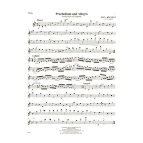 Kreisler, Fritz - Praeludium and Allegro - Violin and Piano - Book/Online Audio - Carl Fischer Edition