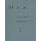 Schumann, Robert - Sonata No 2 in D minor, Op 121 - for Violin and Piano - edited by Ernst Herttrich - G Henle Verlag URTEXT
