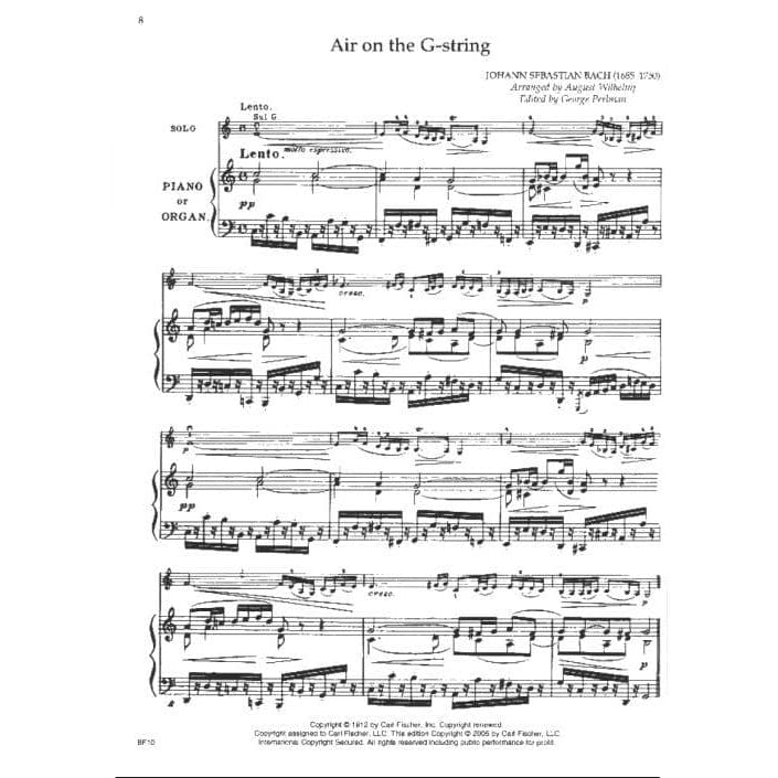 Masterpieces for Violin: 30 World-Renowned Works - Violin and Piano - Carl Fischer Edition