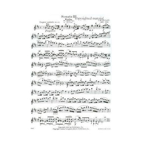 LeClair, Jean-Marie - Sonata in D Major, Op 9, No 3 - Violin and Piano - edited by Leopold Lichtenberg - G Schirmer Edition