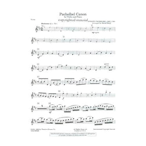 Pachelbel, Johann - Canon in D for Violin and Piano - arranged by Daniel Dorff - Theodore Presser Company
