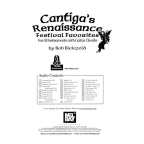 Bielefeld, Robert - Cantiga's Renaissance Festival Favorites for All Instruments - Treble Clef with Guitar Chords and Online Audio - Mel Bay Publication