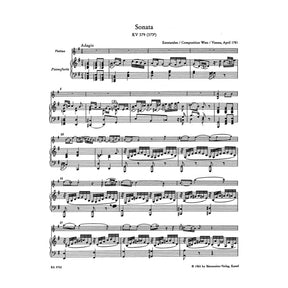 Mozart, WA - Complete Works for Piano and Violin, Volume 2 - edited by Eduard Reeser - Bärenreiter Verlag URTEXT