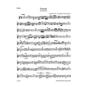 Mozart, WA - Complete Works for Piano and Violin, Volume 2 - edited by Eduard Reeser - Bärenreiter Verlag URTEXT