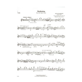 Massenet, Jules - Meditation from "Thais" - for Violin and Piano - with Online Audio Access - transcribed by Marsick - Carl Fischer