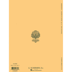 Mendelssohn, Felix - Concerto in E minor, Op 64 - Violin and Piano - edited by Henry Schradieck - G Schirmer Edition