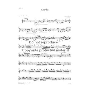 Monti, Vittorio - Czardas - Violin and Piano - edited by Vilmos Tatrai - Editio Musica Budapest