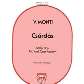 Monti, Vittorio - Csárdás - Violin and Piano - edited by Richard Czerwonky - Carl Fischer Edition