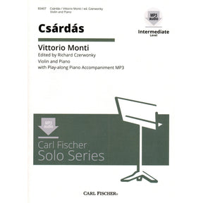 Monti, Vittorio - Csárdás - Violin and Piano - Book/Online Audio - edited by Richard Czerwonky - Carl Fischer Edition