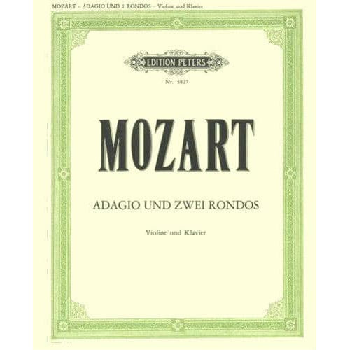 Mozart, WA - Adagio, K 261, and Two Rondos, K 269 and 373 - Violin and Piano - edited by Klengel - Edition Peters