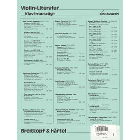 Mozart, WA - Concerto No 1 in B-flat Major, K 207 - Violin and Piano - edited by Paul Graf Waldersee - Breitkopf & Härtel Edition
