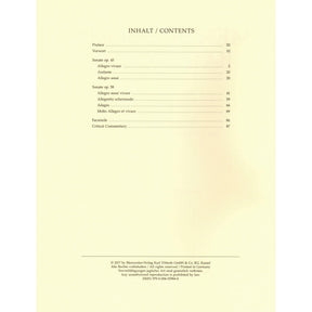 Mendelssohn, Felix - Complete Works, Volume 1: Sonatas - Op. 45, 58 - for Cello and Piano - Barenreiter URTEXT