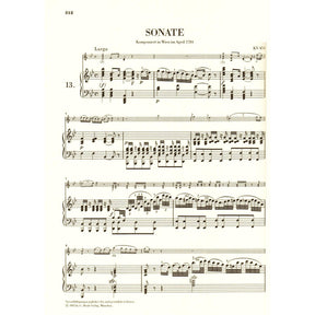Mozart, WA - Sixteen Sonatas, Volume 3 - Violin and Piano - edited by Wolf-Dieter Seiffert - G Henle Verlag URTEXT