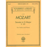 Mozart, WA - Sonata in G Major, K 301 - Violin and Piano - edited by Henri Schradieck - G Schirmer Edition