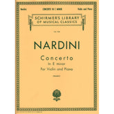 Nardini, Pietro - Concerto in E Minor - for Violin - edited by Sam Franko - G Schirmer