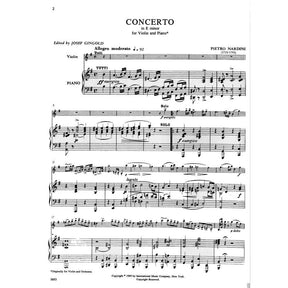 Nardini, Pietro - Concerto in E minor - for Violin - edited by Josef Gingold - International Music Company