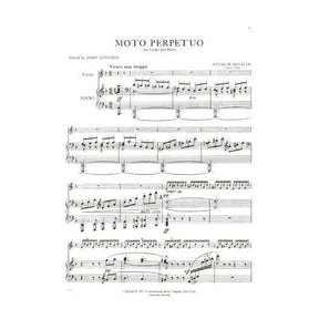 Novacek, Ottokar - Moto Perpetuo - for Violin and Piano - Edited by Josef Gingold - International Music Company