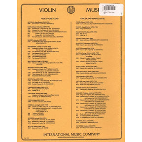 Novacek, Ottokar - Moto Perpetuo - for Violin and Piano - Edited by Josef Gingold - International Music Company