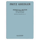 Paganini, Niccolo - Moto Perpetuo (Perpetual Motion), Op 11 - for Violin and Piano - Carl Fischer