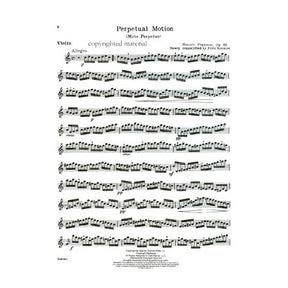 Paganini, Niccolo - Moto Perpetuo (Perpetual Motion), Op 11 - for Violin and Piano - Carl Fischer