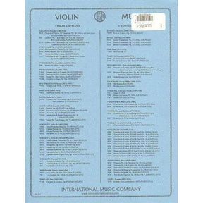 Paganini, Niccolò - Moto Perpetuo (Perpetual Motion), Op 11 - Violin and Piano - International Music Company