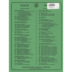Paganini, Niccolo - Sonata No 12 in e minor, Op 3 - for Violin and Piano - edited by Sally Thomas - International Music Company