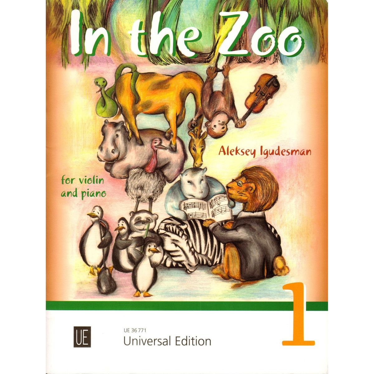 Iguoesman, Aleksey - In the Zoo, Volume 1 - for Violin and Piano - Universal Edition