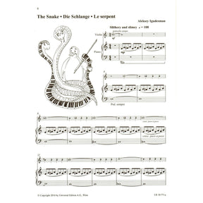 Iguoesman, Aleksey - In the Zoo, Volume 1 - for Violin and Piano - Universal Edition