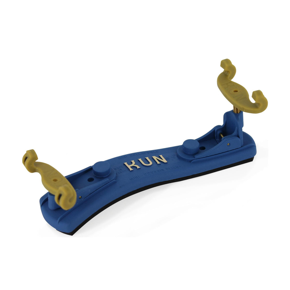 Kun Collapsible Mini Shoulder Rest for Violin - 1/4-1/16 Size - Blue