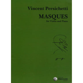 Persichetti - Masques, Op 99 For Violin and Piano Published by Elkan-Vogel Inc