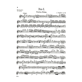 Pleyel, Ignace Joseph - Six Little Duets, Op 48, B 574-579 For Two Violins Published by G Schirmer