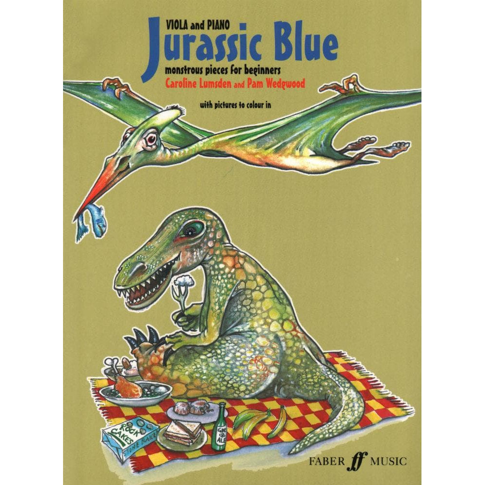 Lumsden/Wedgwood - Jurassic Blue: Monstrous Pieces for Beginners - Viola and Piano - Faber Music Edition