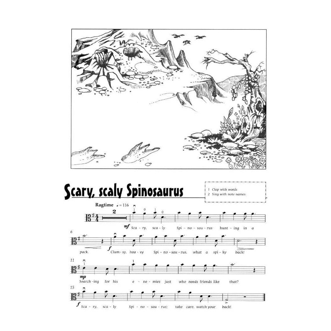 Lumsden/Wedgwood - Jurassic Blue: Monstrous Pieces for Beginners - Viola and Piano - Faber Music Edition