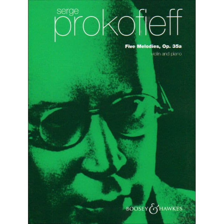 Prokofiev, Serge - Five Melodies, Op 35 - Violin and Piano - published by Boosey & Hawkes