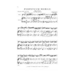 Ries, Franz - Perpetuum Mobile Op 34, No 5 - Violin and Piano - edited by Joseph Gingold - International Music Co.