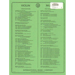 Ries, Franz - Perpetuum Mobile Op 34, No 5 - Violin and Piano - edited by Joseph Gingold - International Music Co.
