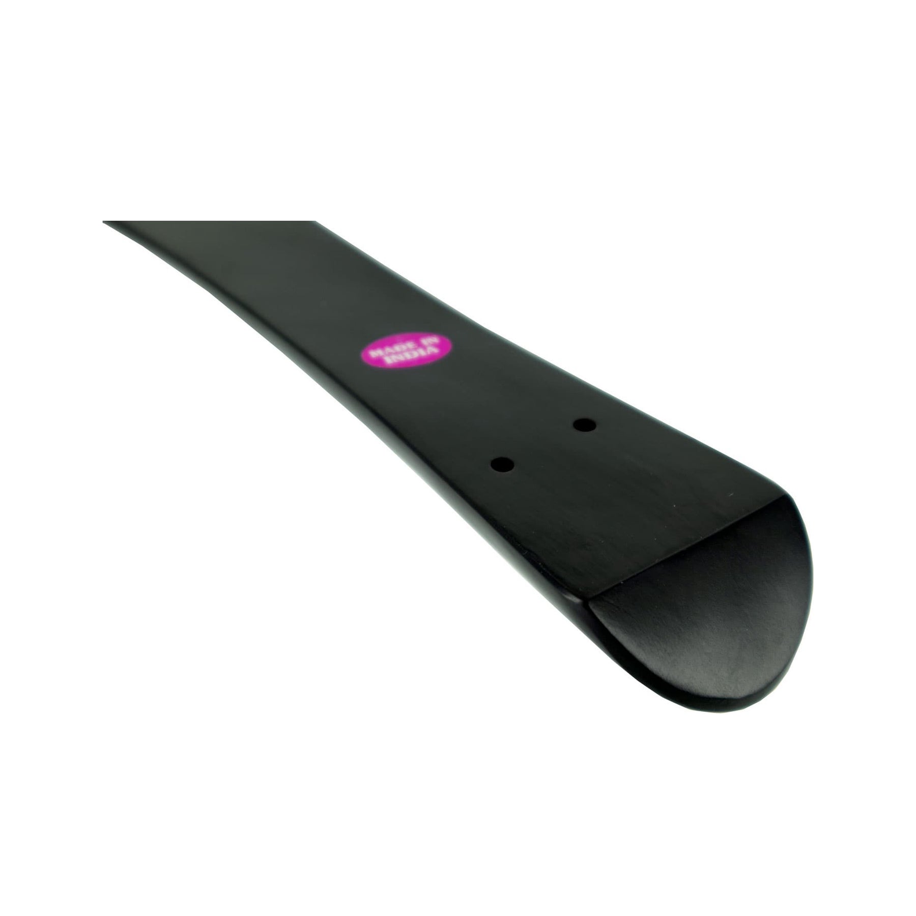 Ebony Double Bass Tailpiece with Perpendicular (visible) Tailgut Holes – 3/4 Size