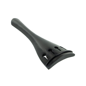 Ebony Double Bass Tailpiece with Vertical (hidden) Tailgut Holes – 3/4 Size