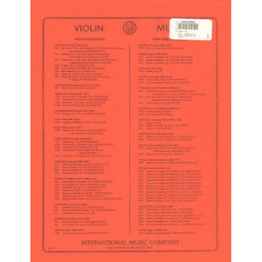 Rode, Pierre - Concerto No 7 in A minor, Op 9 - Violin and Piano - edited by Josef Gingold - International Music Company
