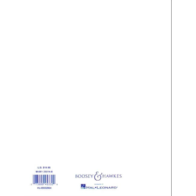 Rorem, Ned - Night Music for Piano and Violin - published by Boosey & Hawkes