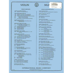 Saint-Saens, Camille - Concerto No 3 in B minor Op 61 - Violin and Piano - published by International Music Company