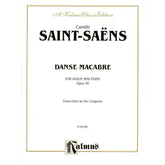 Saint-Saens, Camille - Danse Macabre, Op 40 - Violin and Piano - Kalmus Edition