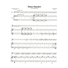 Saint-Saens, Camille - Danse Macabre, Op 40 - Violin and Piano - Kalmus Edition